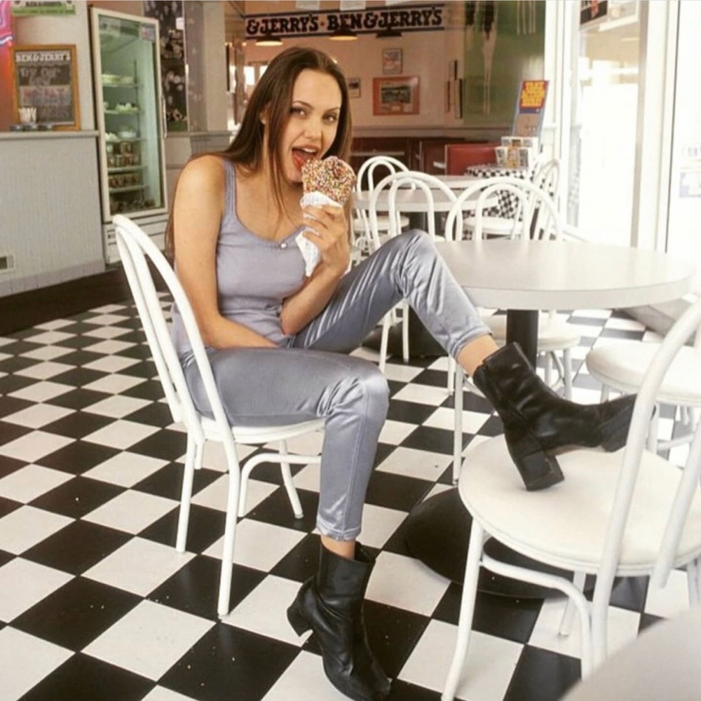 Vintage 90s style sock booties